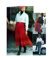 8204 SO EZ VOG STRAIGHT-FLARE SKIRT LENGTHS PATTERN 6-10